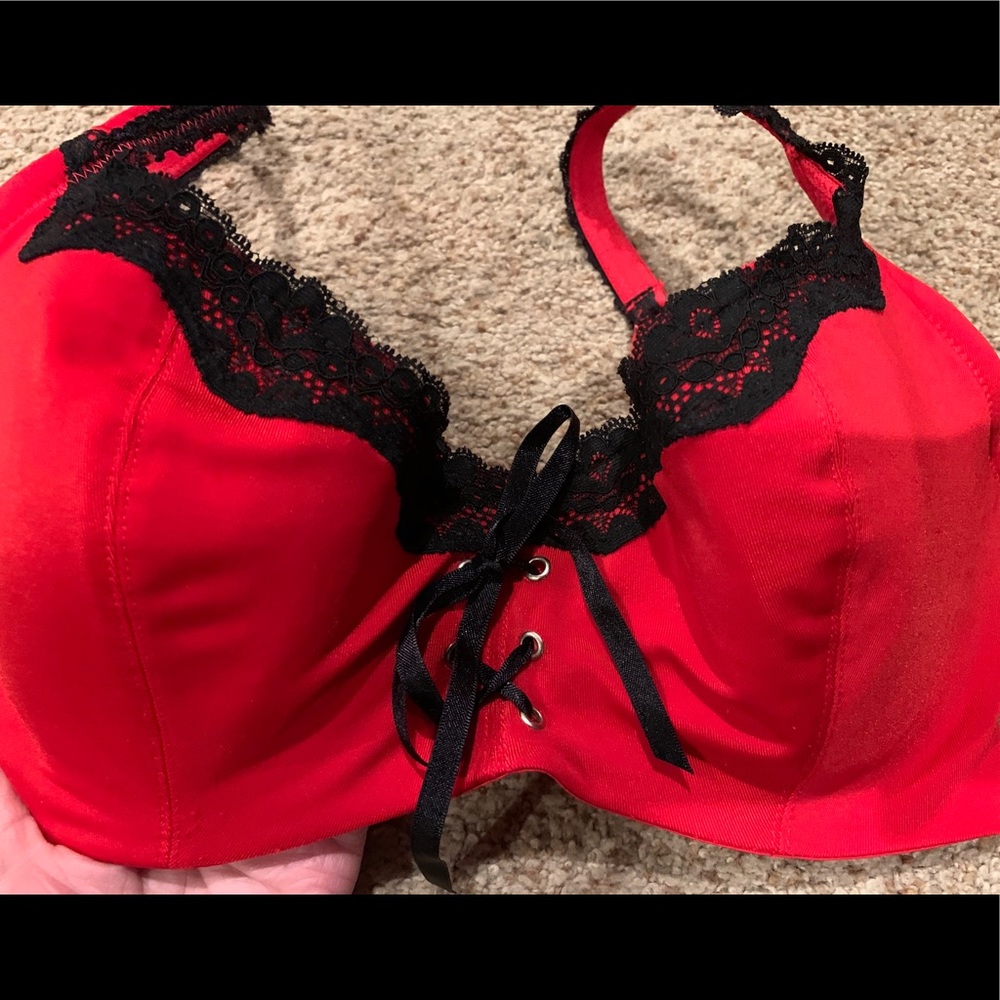 Frederick’s of Hollywood balconet corset bra